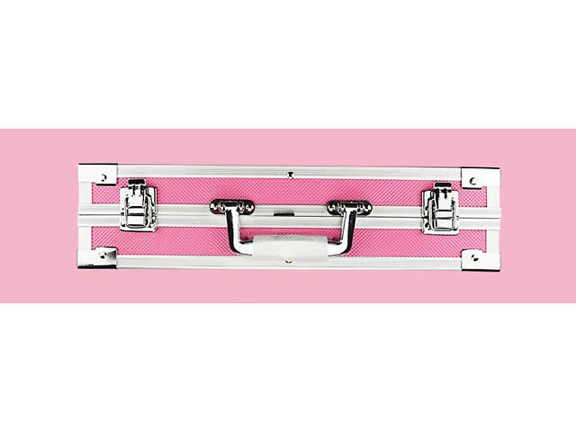 Набор для творчества и рисования в кейсе 145 предметов розовый LEWEIHUAN №1973 - Фото 4