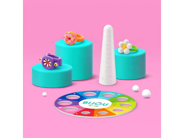 Набір для творчості Lipaka пластиліну – Біжутерія: Квіткові Кільця (31001-UA01) - Фото 3