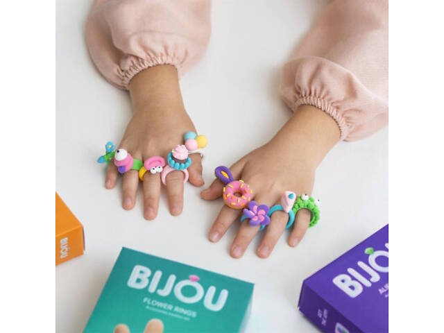 Набір для творчості Lipaka пластиліну – Біжутерія: Квіткові Кільця (31001-UA01) - Фото 4