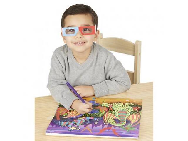 Набір для творчості Melissa&Doug 3D розмальовка за точками для хлопчиків (MD9964) - Фото 2