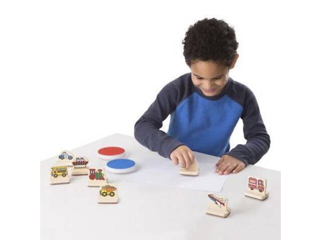 Набір для творчості Melissa&Doug Мої перші штампи Автомобілі (MD12391) - Фото 3