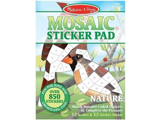 Набір для творчості Melissa&Doug Мозаїчні наклейки Природа (MD30162) - Фото 1