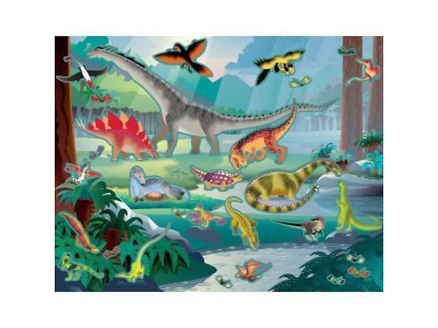 Набір для творчості Melissa&Doug Набір багаторазових наклейок Доісторичний світ (MD9341) - Фото 3