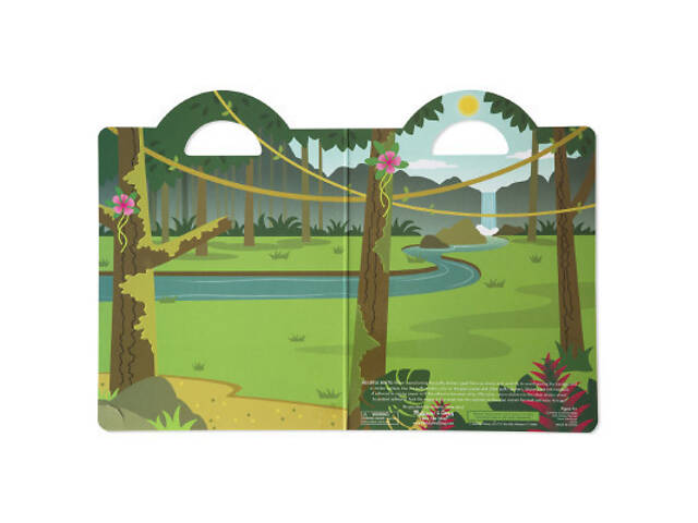 Набір для творчості Melissa&Doug Об'ємні наклейки Сафарі (MD9106) - Фото 3