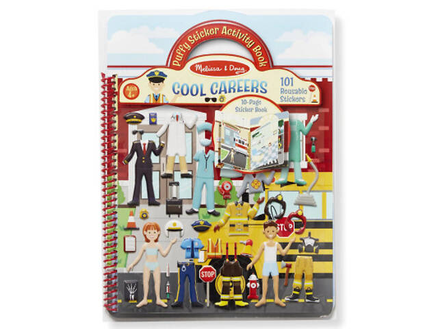 Набір для творчості Melissa&Doug Об'ємні наклейки Професії (MD9426) - Фото 1