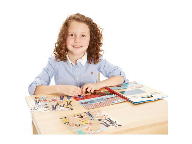 Набір для творчості Melissa&Doug Об'ємні наклейки Професії (MD9426) - Фото 5