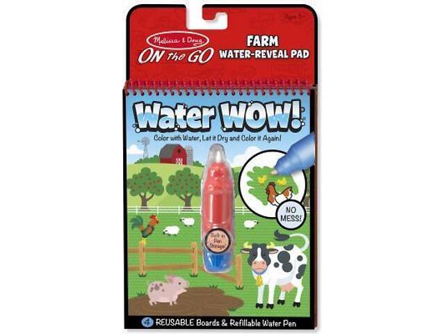 Набір для творчості Melissa&Doug Чарівне водне розфарбовування Домашня ферма (MD19232) - Фото 1