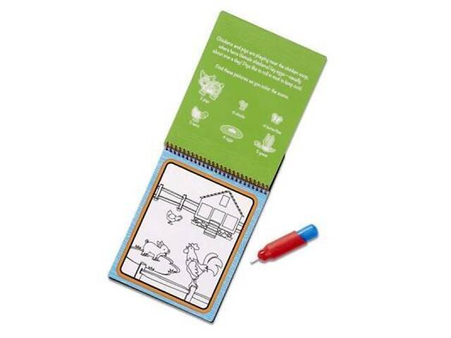 Набір для творчості Melissa&Doug Чарівне водне розфарбовування Домашня ферма (MD19232) - Фото 2