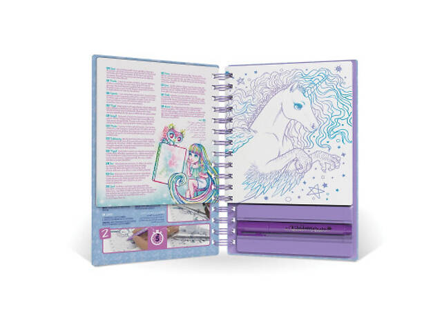 Набір для творчості Nebulous Stars Скетчбук Фантастичне мистецтво з фольги (11025) - Фото 2