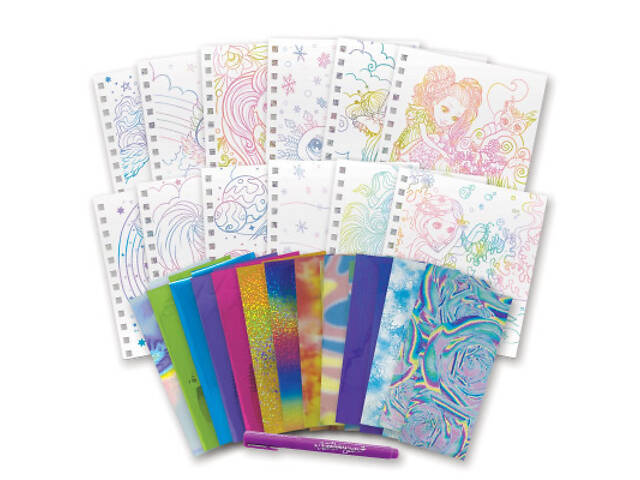 Набір для творчості Nebulous Stars Скетчбук Фантастичне мистецтво з фольги (11025) - Фото 3