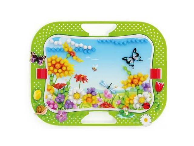 Набір для творчості Quercetti Мозаїка 300 фішек 16 фігурок дошка 28 х 20 см (0968-Q) - Фото 5