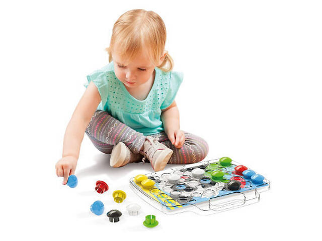 Набір для творчості Quercetti Мозаїка 40 великих фішок + дошка (4206-Q) - Фото 4