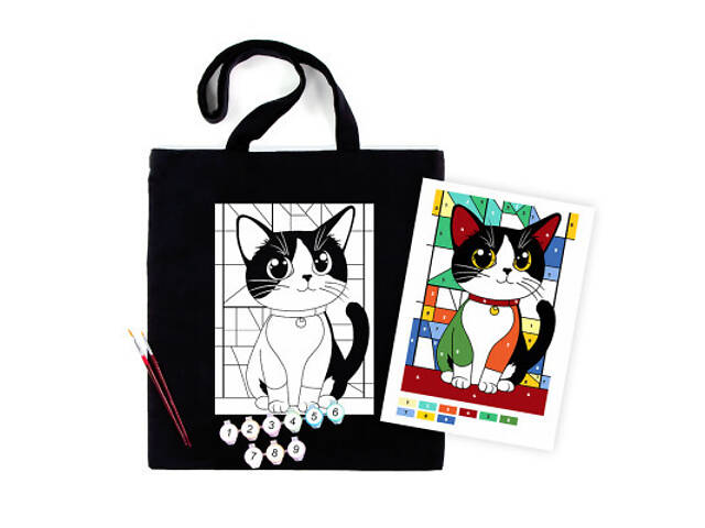 Набор для творчества Rosa Яскравий кіт (4823098545811) - Фото 1