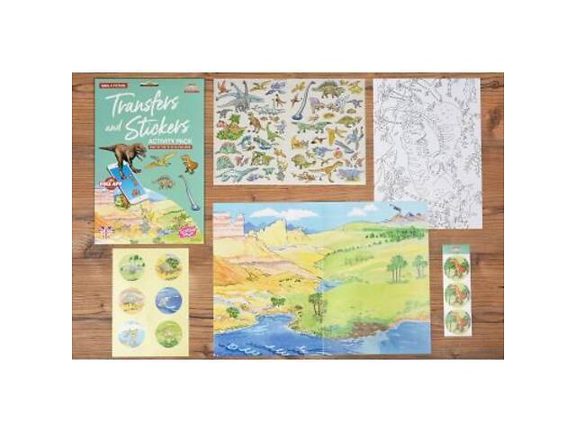 Набір для творчості Scribble down Набір перевідних наклейок з онлайн додатком Динозаври (SD/22) - Фото 2