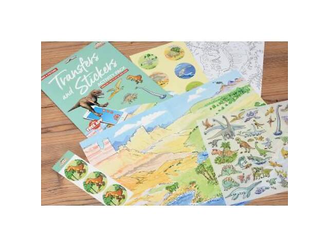 Набір для творчості Scribble down Набір перевідних наклейок з онлайн додатком Динозаври (SD/22) - Фото 3