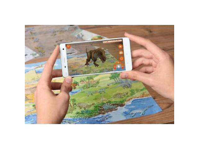 Набір для творчості Scribble down Набір перевідних наклейок з онлайн додатком Динозаври (SD/22) - Фото 6