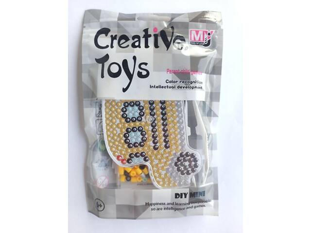 Набор для творчества Термомозаика Creative Toys Школьный автобус бусины пинцет термобумага 12,5x19x2 см - Фото NaN