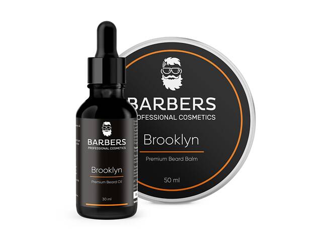 Набір для догляду за бородою Barbers Brooklyn 80 мл - Фото 1