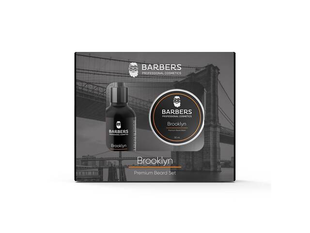 Набір для догляду за бородою Barbers Brooklyn 80 мл - Фото 2