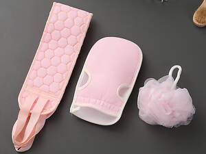 Набор для ванной 10748 3 предмета розовый