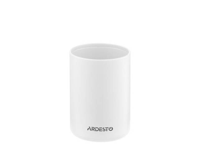 Набір для ванної кімнати Ardesto Minimalism 3 предмети Білий 360 мл (ARHB3110WB) - Фото 3