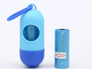 Набор для выгуливания собак 11163 1 рулон голубой