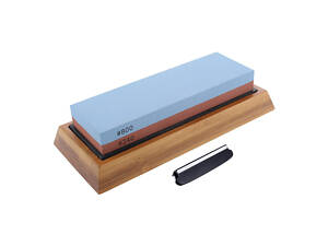 Набор для заточки ножей Primo Cook - камень 240/800 с подставкой