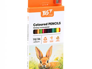 Набір двосторонніх кольорових олівців YES Orange Line 290752 36 кольорів