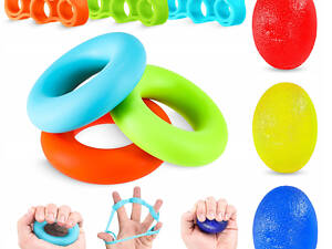 Набор эспандеров для пальцев и запястья 4FIZJO 9 шт Mix (P-5907739311153)