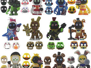Набір фігурок ФНАФ П'ять ночей із Фредді, 12в1, 8-9 см — Five Nights at Freddy's, Fnaf, Chica, Bonnie, Foxy
