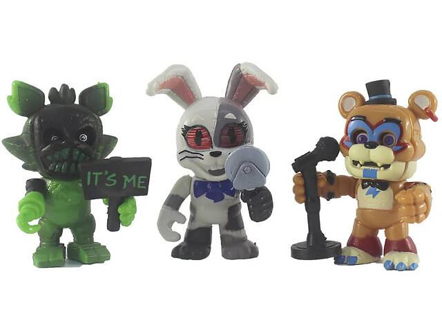 Набір фігурок ФНАФ П'ять ночей із Фредді, 12в1, 8-9 см — Five Nights at Freddy's, Fnaf, Chica, Bonnie, Foxy - Фото 7