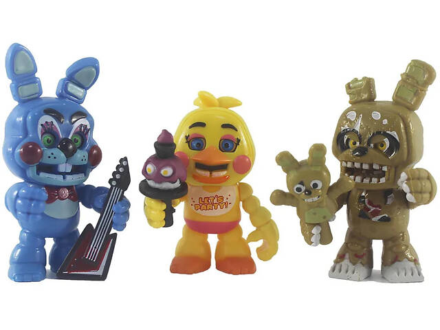 Набір фігурок ФНАФ П'ять ночей із Фредді, 12в1, 8-9 см — Five Nights at Freddy's, Fnaf, Chica, Bonnie, Foxy - Фото 8