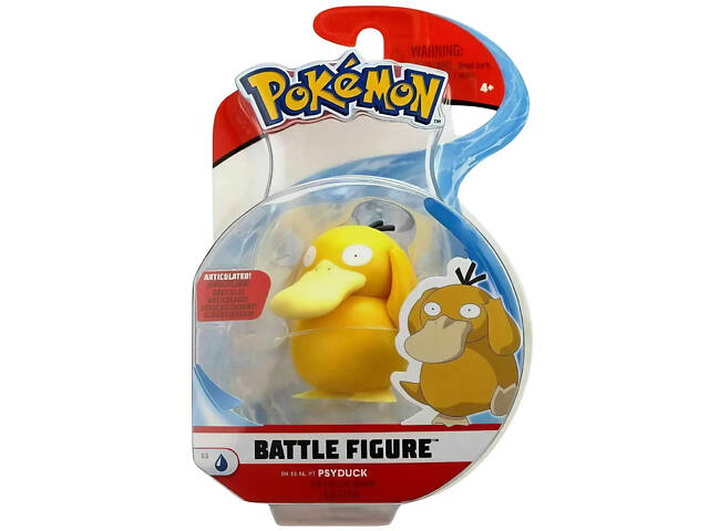 Набір фігурок Покемон 4 в 1 Соббл, Джигліпуф, Псайдак, Маровак 4-9 см - Фото 2