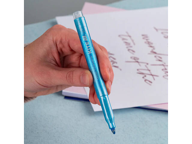 Набор фломастеров с блесками Kite Creative 2 K-1148 6 цветов - Фото 3