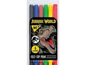 Набор фломастеров YES Jurassic World 650515 6 цветов