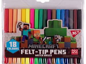 Набір фломастерів YES Minecraft 650549 18 кольорів