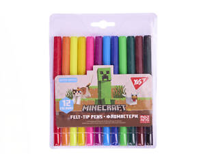 Набір фломастерів YES Minecraft 650567 12 кольорів