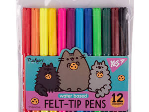 Набір фломастерів YES Pusheen friends 650545 12 кольорів