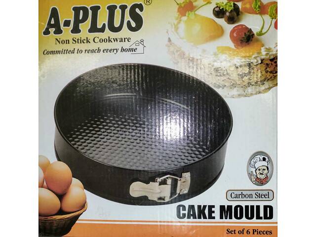 Набор форм для выпечки A-Plus 6 штук 1129 из углеродной стали - Фото 2