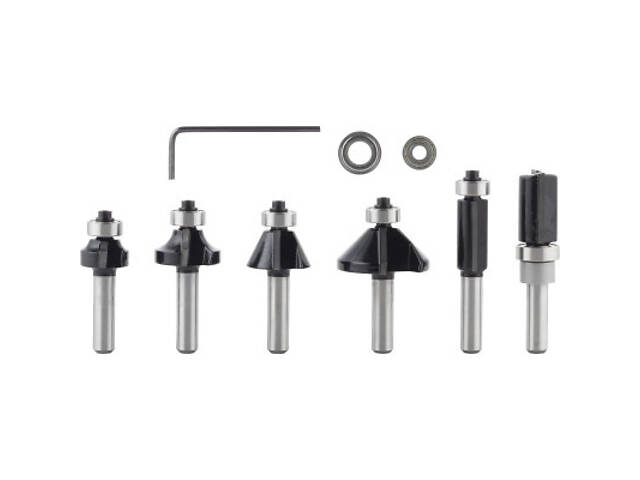 Набір фрез Bosch Professional кромочних фасонних, 8мм, 6шт (2.607.017.469) - Фото 3