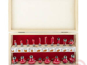 Набір фрез для дерева, 18 шт. INTERTOOL HT-0073