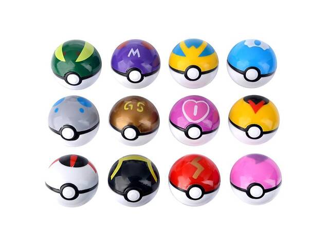 Набір фігурок Pokémon GO 12 шт — ігрові фігурки покемонів у покеболах, подарункова упаковка - Фото 3