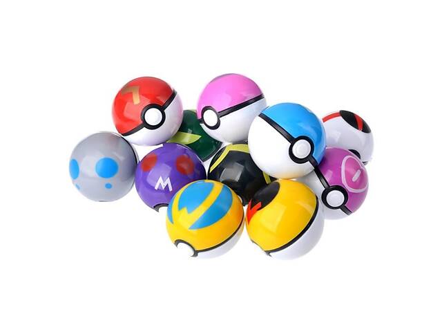 Набір фігурок Pokémon GO 12 шт — ігрові фігурки покемонів у покеболах, подарункова упаковка - Фото 4