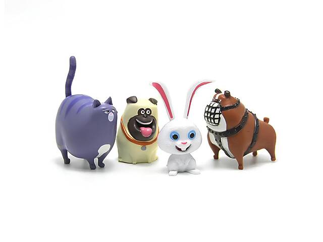 Набір фігурок Таємне життя домашніх тварин RESTEQ, Ігрові фігурки з мультфільму Таємне життя свійських тварин 14 шт, Іграшки The - Фото 4