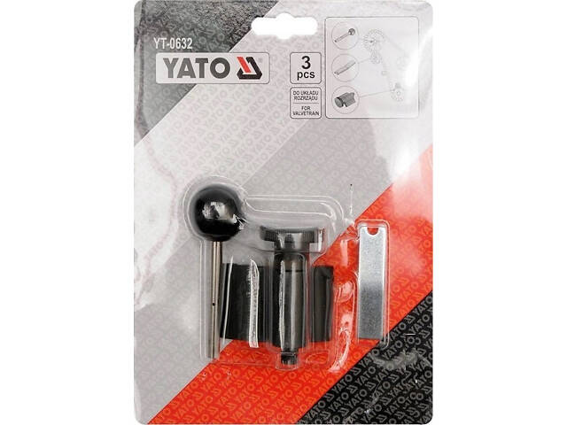 Набір фіксаторів для блокування ГРМ двигуна 3 штуки YATO YT-0632 - Фото 5