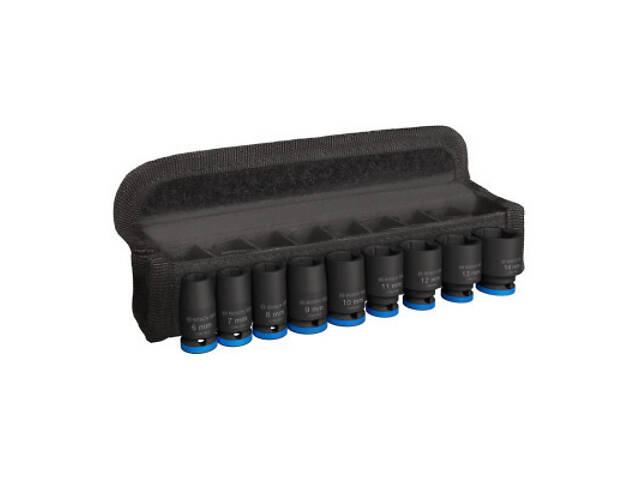 Набір головок Bosch Professional ударних торцевих Standart 9шт, 1/4', 25мм (2.608.003.034) - Фото 1