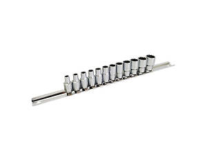 Набір головок на планці 12-гранні 1/4' 12ед. 4-13мм TOPTUL GAAQ0801U-12