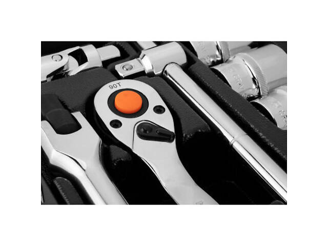 Набір головок Neo Tools 25шт, 1/2', CrV, металевий кейс (10-036) - Фото 3