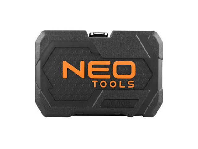 Набор головок Neo Tools 46шт, 1/4', CrV, кейс (10-004) - Фото 5