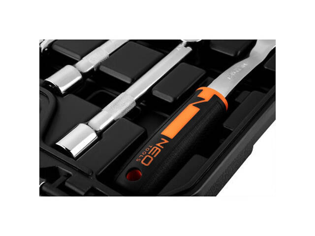 Набор головок Neo Tools 58шт, 1/2', CrV, кейс (10-042) - Фото 9